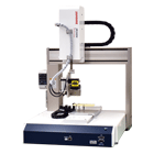 Tisch-Dosierroboter mit Kamera