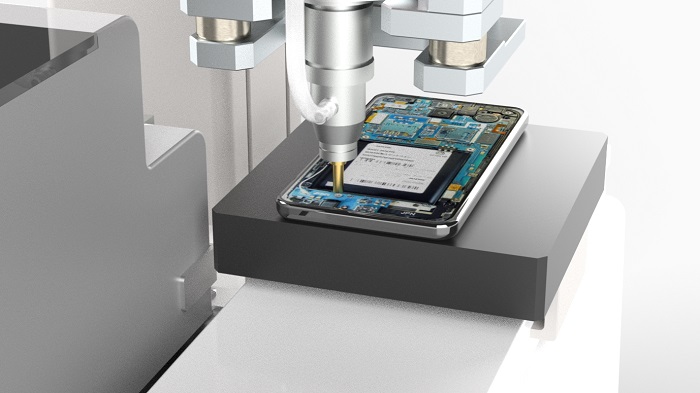 Anwendungsbeispiele für Tisch-Roboter・Verschrauben